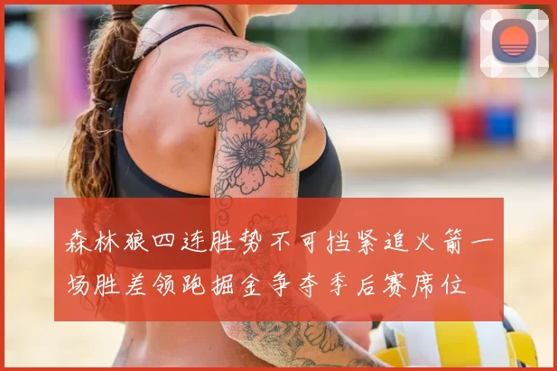 森林狼四连胜势不可挡紧追火箭一场胜差领跑掘金争夺季后赛席位
