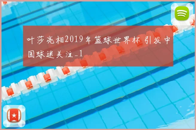 叶莎亮相2019年篮球世界杯 引发中国球迷关注_1