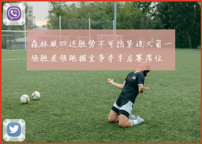 森林狼四连胜势不可挡紧追火箭一场胜差领跑掘金争夺季后赛席位