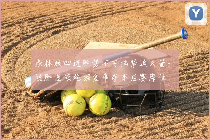森林狼四连胜势不可挡紧追火箭一场胜差领跑掘金争夺季后赛席位