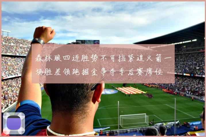 森林狼四连胜势不可挡紧追火箭一场胜差领跑掘金争夺季后赛席位